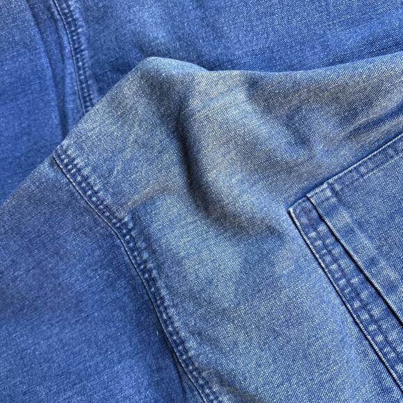 Deadstock 90s Dockers Jeans Mens 29x30 Pleated Denim Levis Cargo Tapered Vintage - Picture 12 of 12